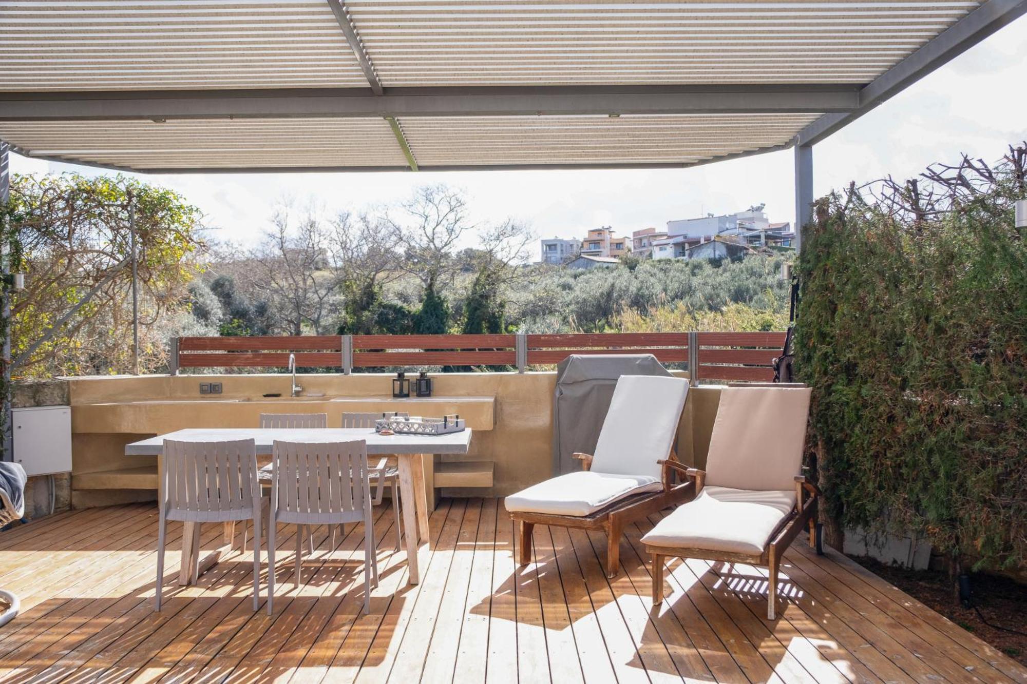 Glaros Casa Verde - Cozy Flat With Garden Near Beach Като-Даратсо Экстерьер фото
